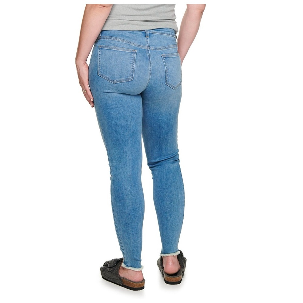 Sonoma Maternity Inset Belly Skinny Jeggings Black Size 2 - Picture 2 of 5